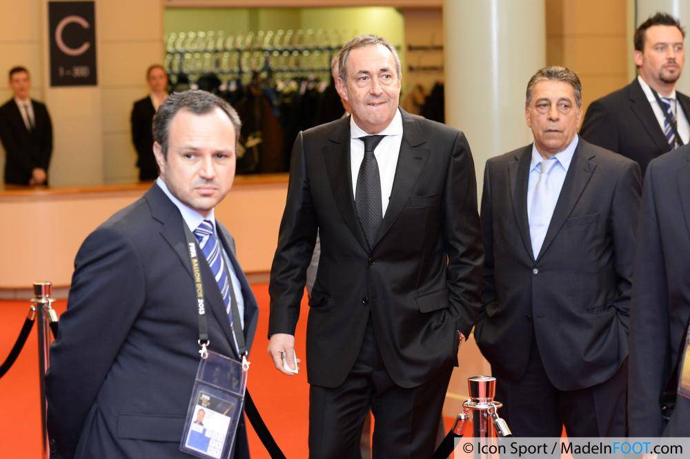 Jean-Pierre Bernès lors de la cérémonie du Ballon d'Or