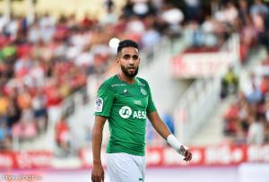Ryad Boudebouz, le milieu de terrain offensif de l'AS Saint-Etienne.