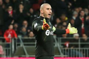 Stéphane Ruffier, gardien de l'AS Saint-Etienne