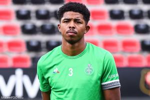Wesley Fofana sous le maillot de l'ASSE.