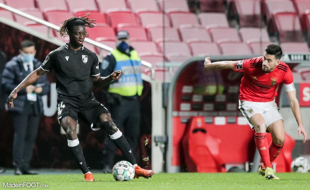 Gideon Mensah, ici sous les couleurs du Vitoria Guimarães.