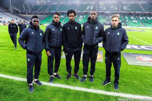 Cazim Suljic, à droite sur la photo, ne sera pas conservé par l'ASSE.