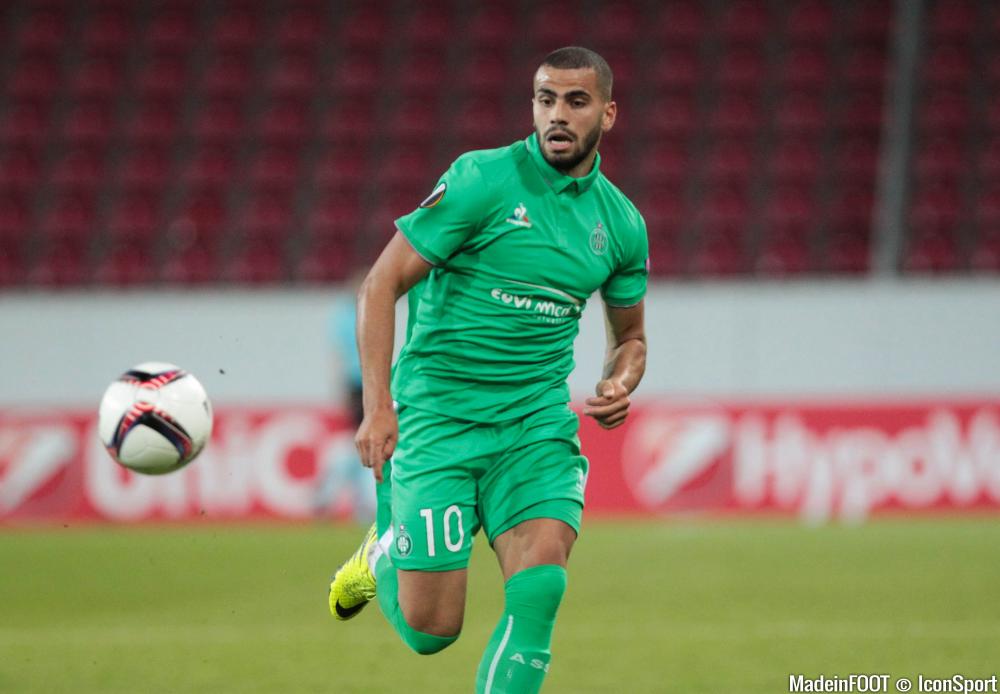 D'un coup-franc surpuissant, Oussama Tannane a inscrit le premier but de l'ASSE à Qabala.