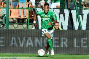 Pierre-Emerick Aubameyang sous le maillot de l'ASSE en 2012.