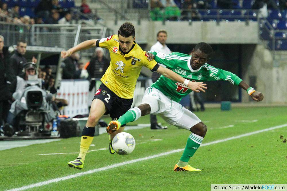 Gradel, ici à la lutte avec Corchia