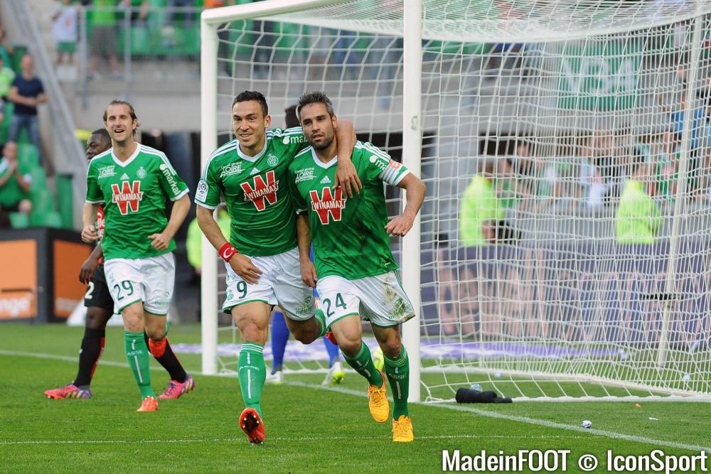 Mevlüt Erding (ASSE) a fait son retour à L'Etrat ce mercredi matin.