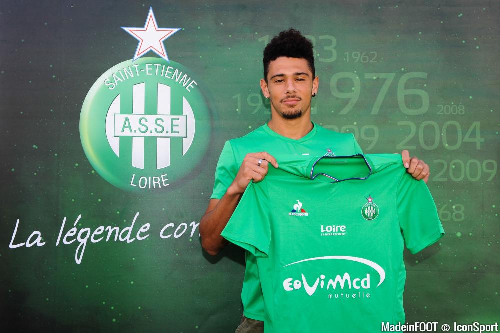 Kévin Malcuit (ASSE) est sous contrat dans la Loire jusqu'en 2019.