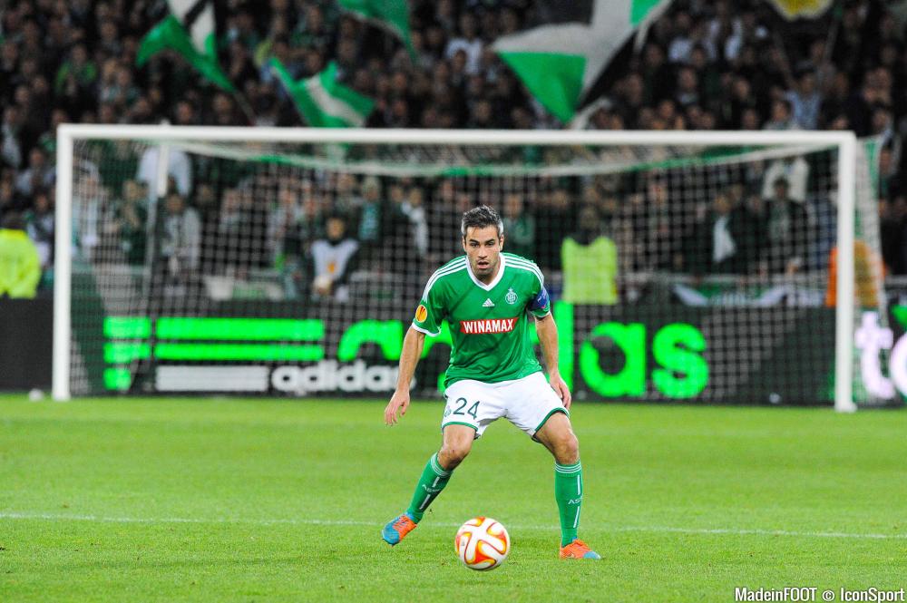 Perrin était sur les tablettes d'Arsenal mais terminera la saison sous ses couleurs de l'ASSE.