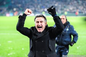 Christophe Galtier (ASSE) veut qualifier son équipe pour la Coupe d'Europe.