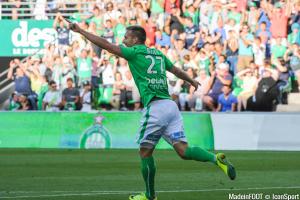 Robert Beric (ASSE) devrait retrouver les terrains à Rennes, dimanche après-midi.