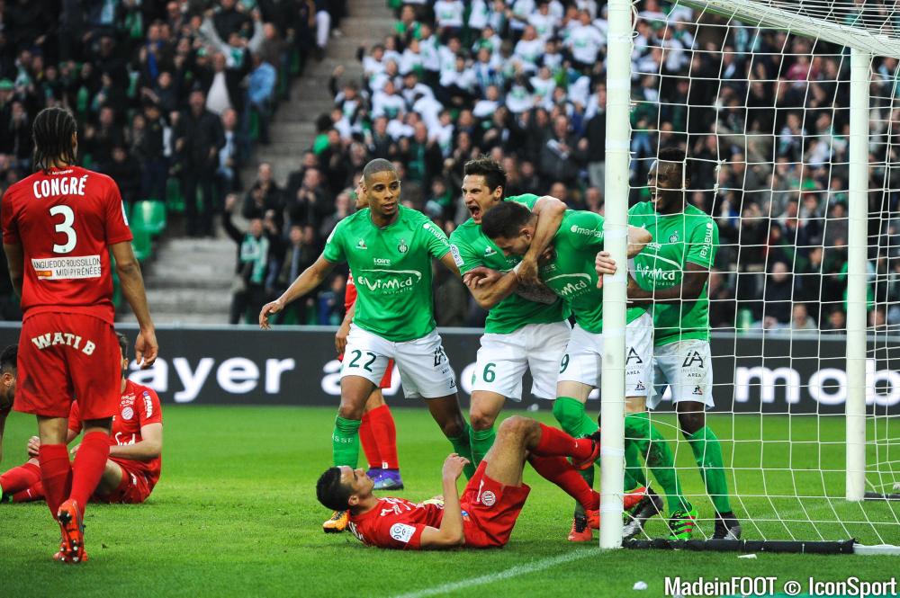Les Verts de l'ASSE ont dominé le GFC Ajaccio (0-2), ce samedi soir.