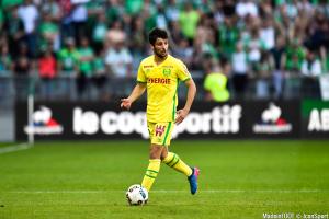Léo Dubois, le défenseur latéral et capitaine du FC Nantes.