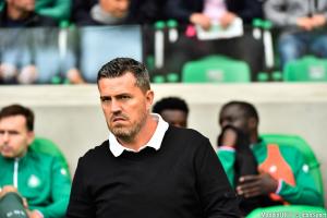 Oscar Garcia, ici lors de son passage à la tête de l'AS Saint-Etienne.