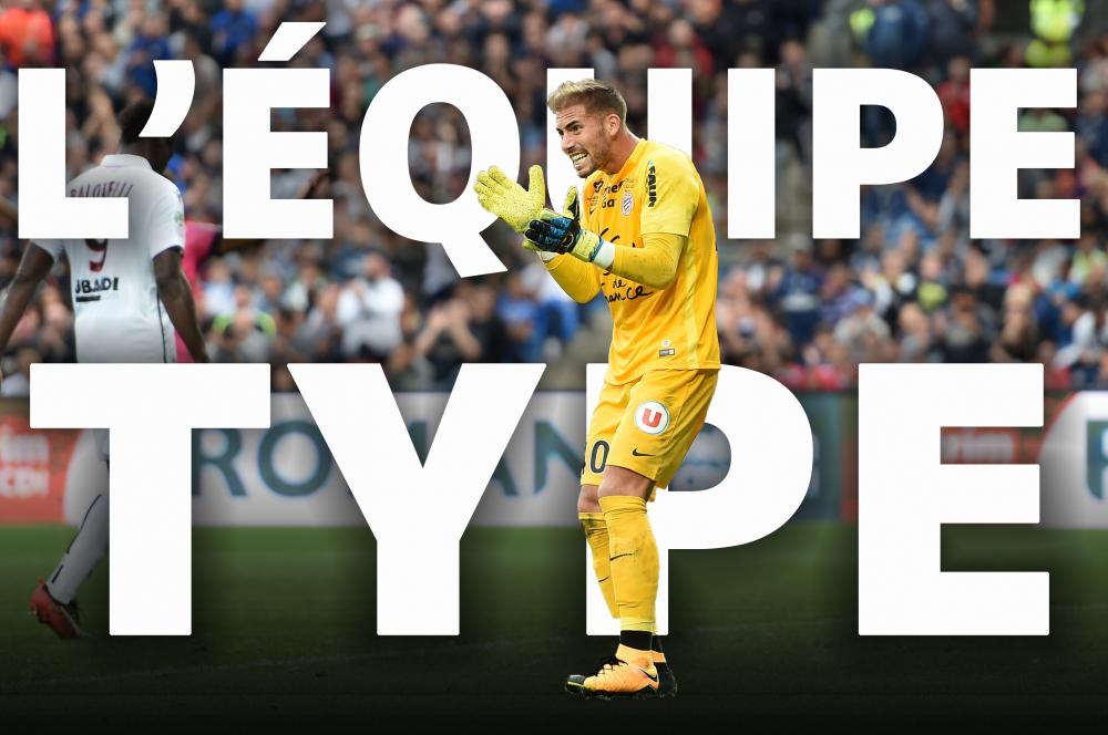 L'équipe-type de la 9e journée de Ligue 1.