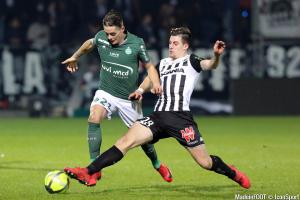 Romain Hamouma (ASSE) se ressent encore de son pépin au mollet.