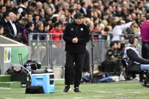 Le groupe de l'ASSE pour le match face à l'OM.