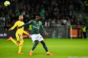 Jonathan Bamba lors du match nul face au PSG