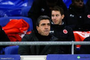 David Guion, l'entraîneur du Stade de Reims.
