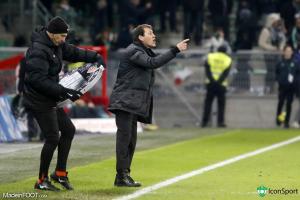 Le groupe de l'OM pour la réception de l'ASSE.