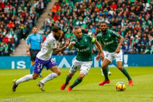 Loïc Perrin, le défenseur central et capitaine de l'AS Saint-Etienne.
