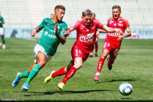 Denis Bouanga, le nouvel ailier de l'AS Saint-Etienne.