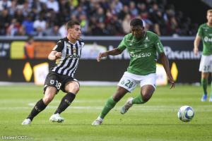 Zaydou Youssouf, le milieu de terrain de l'AS Saint-Etienne.