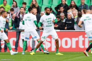 Les Verts ont arboré un tee-shirt en soutien à Kévin Monnet-Paquet.