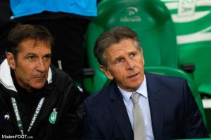 Le groupe de l'AS Saint-Etienne pour le déplacement sur la pelouse du FC Metz.