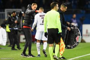 Le groupe du Paris Saint-Germain pour la finale de la Coupe de France face à l'AS Saint-Etienne.