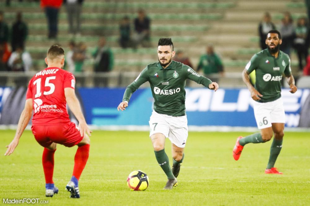 L'AS Saint-Etienne a dominé le Nîmes Olympique (2-1), ce lundi soir en Ligue 1.