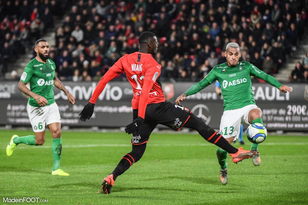 L'AS Saint-Etienne s'est inclinée face au Stade Rennais FC (2-1), ce dimanche après-midi en Ligue 1.