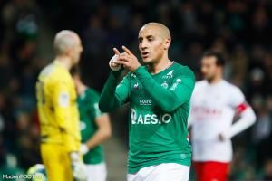 Wahbi Khazri, l'attaquant de l'AS Saint-Etienne.