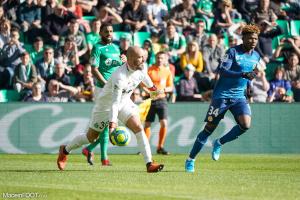 Jessy Moulin, le gardien de but de l'AS Saint-Etienne.