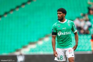 Mahdi Camara, le milieu de terrain de l'AS Saint-Etienne.