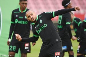 Wahbi Khazri, l'attaquant de l'AS Saint-Etienne.