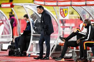 Franck Haise, l'entraîneur du RC Lens.