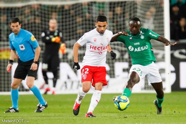 ASSE - Pascal Dupraz félicite Assane Diop pour son comportement exemplaire face à Nantes