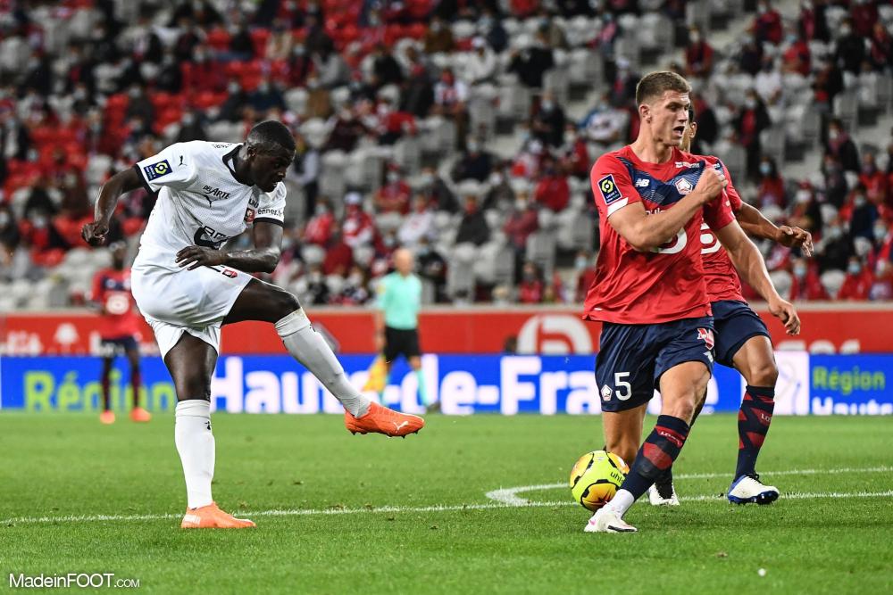M'Baye Niang, l'attaquant du Stade Rennais FC.