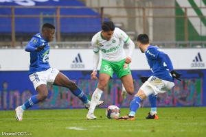 Aïmen Moueffek, le milieu de terrain de l'AS Saint-Etienne.
