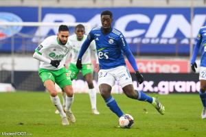 Ryad Boudebouz, le milieu de terrain offensif de l'AS Saint-Etienne.