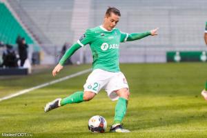 Romain Hamouma, l'attaquant de l'AS Saint-Etienne, est en fin de contrat au 30 juin.