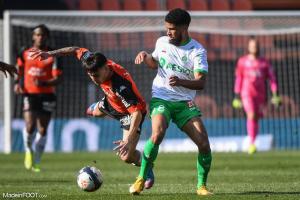 Mahdi Camara, le milieu de terrain et capitaine de l'AS Saint-Etienne.