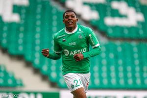 Zaydou Youssouf, le milieu de terrain de l'AS Saint-Etienne.