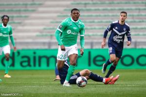 Zaydou Youssouf, le milieu de terrain de l'AS Saint-Etienne.