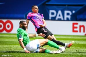 ASSE - Les regrets d'Harold Moukoudi après la défaite face au PSG