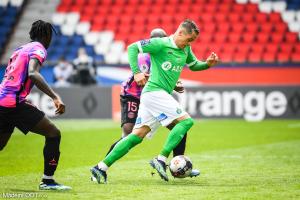 Romain Hamouma, l'attaquant de l'AS Saint-Etienne.