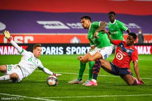 Etienne Green, le gardien de but de l'AS Saint-Etienne.