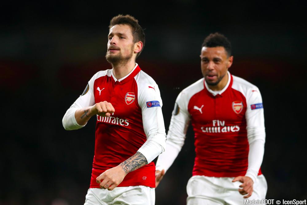 Mathieu Debuchy, ici sous les couleurs d'Arsenal.
